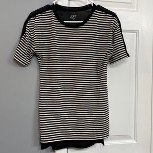 loft tshirt, XS, grey and white